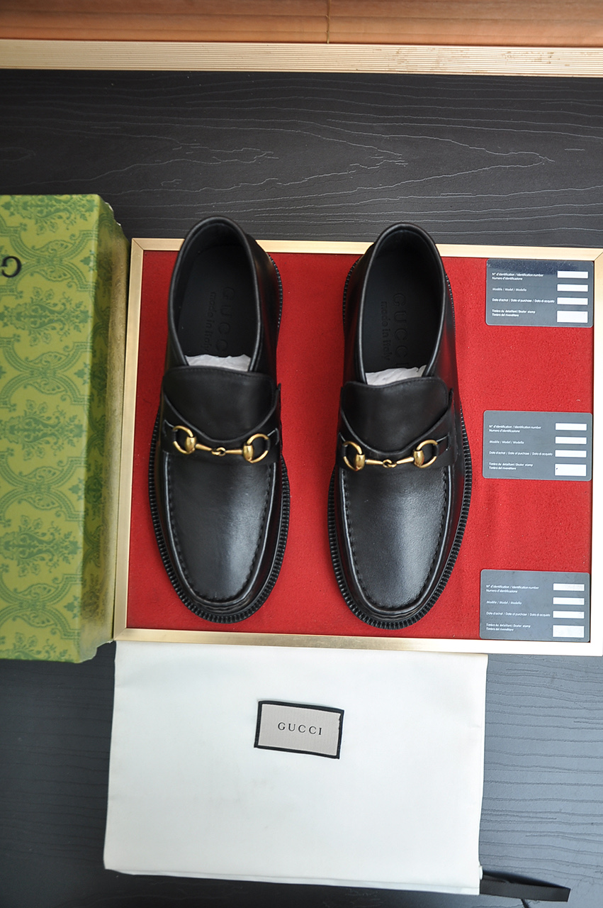 Cheap Gucci Dress Shoes For Men in 236037, $120 USD- [IB236037] - Replica Gucci Dress Shoes For Men