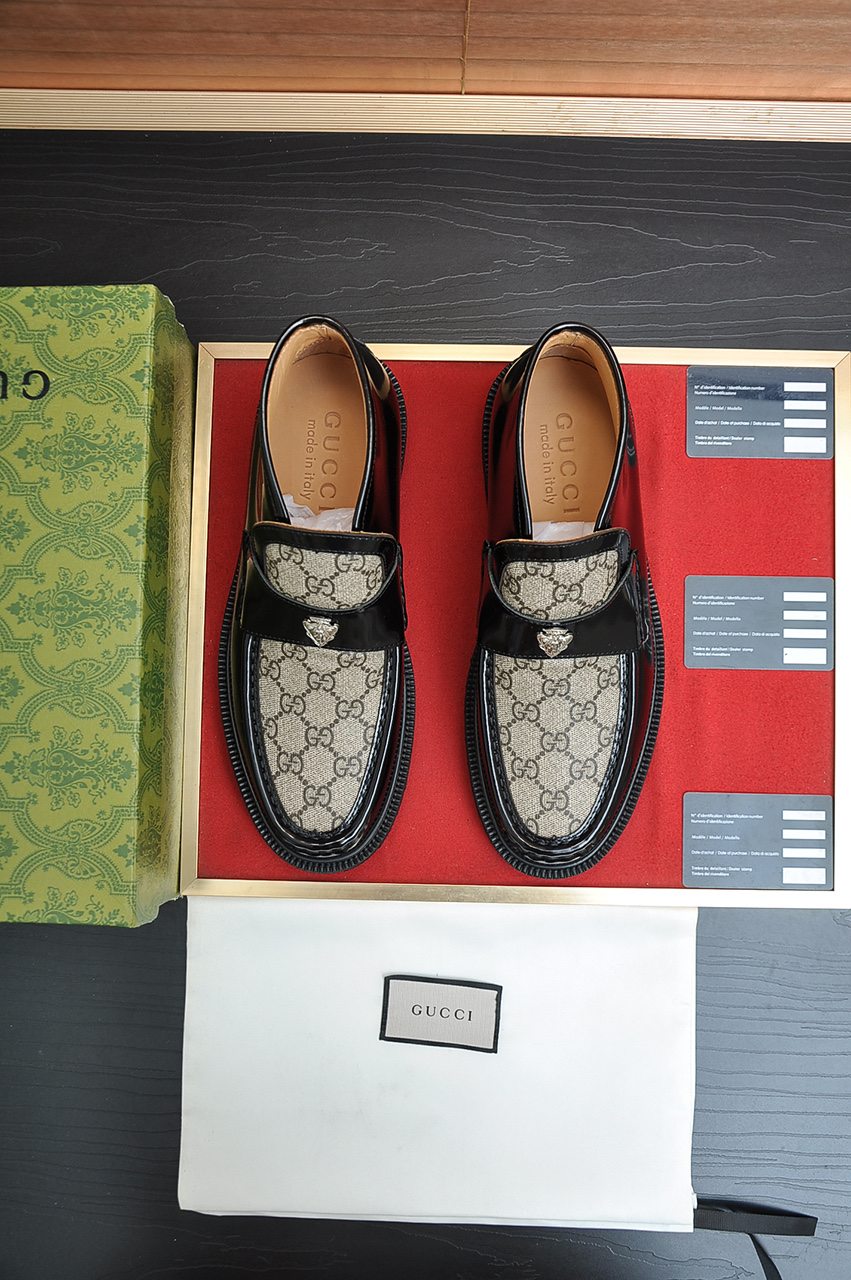Cheap Gucci Dress Shoes For Men in 236038, $120 USD- [IB236038] - Replica Gucci Dress Shoes For Men