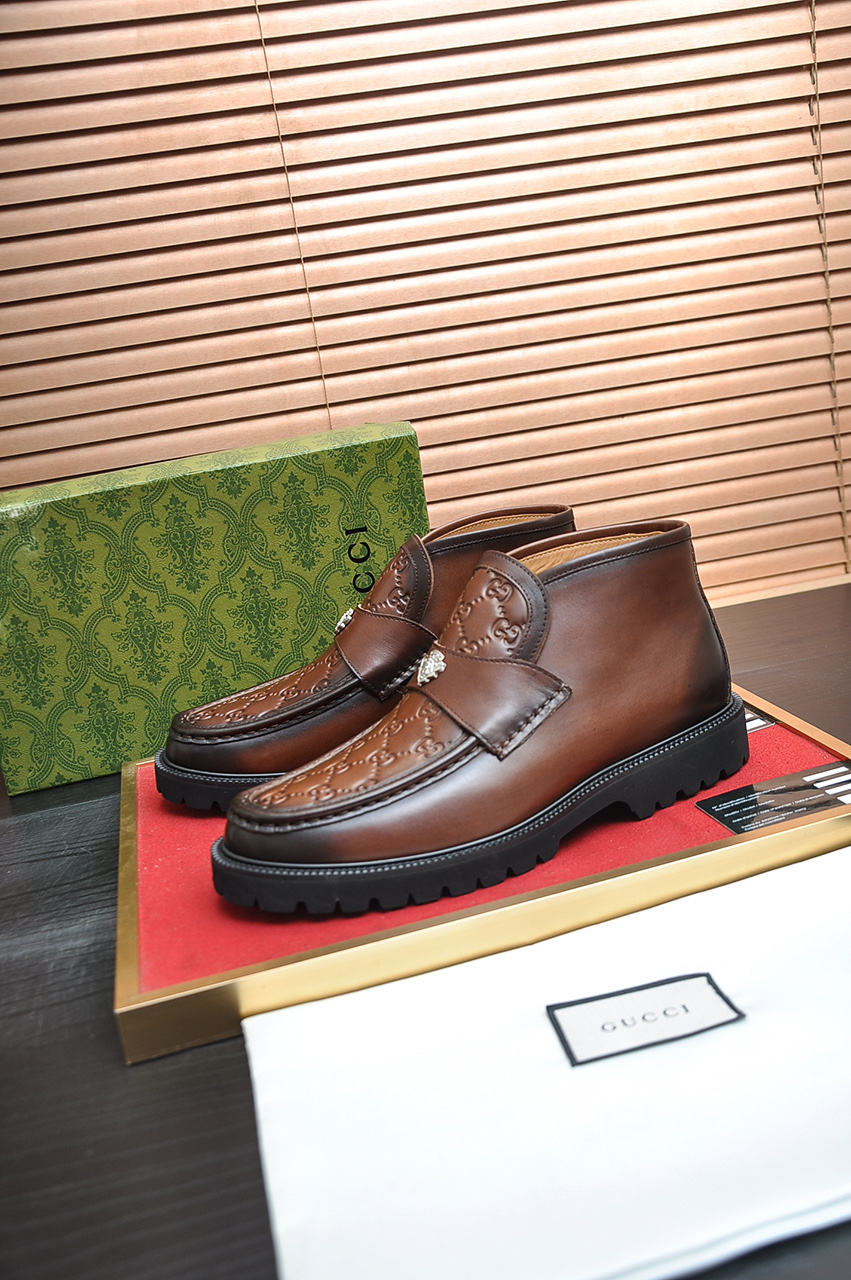 Cheap Gucci Dress Shoes For Men in 236040, $120 USD- [IB236040] - Replica Gucci Dress Shoes For Men