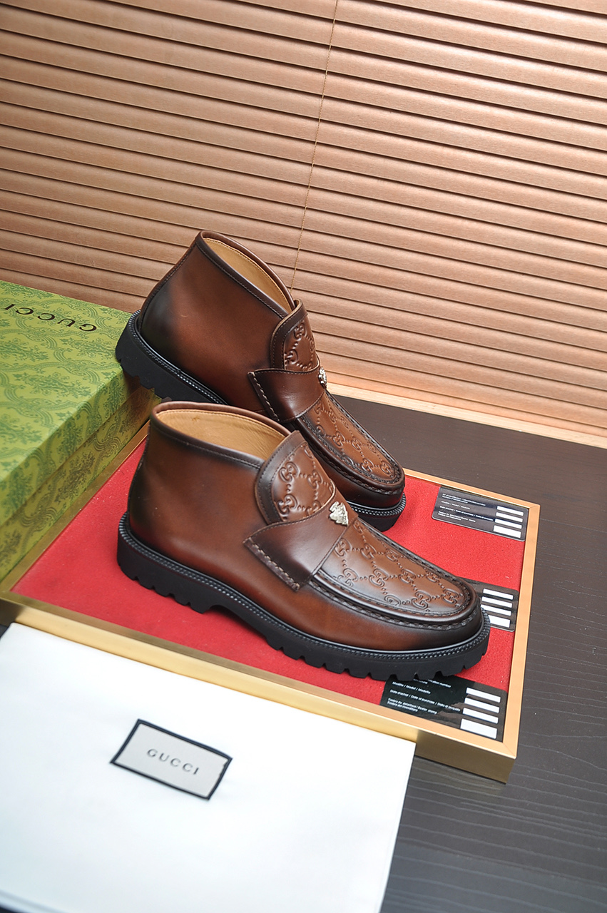 Cheap Gucci Dress Shoes For Men in 236040, $120 USD- [IB236040] - Replica Gucci Dress Shoes For Men