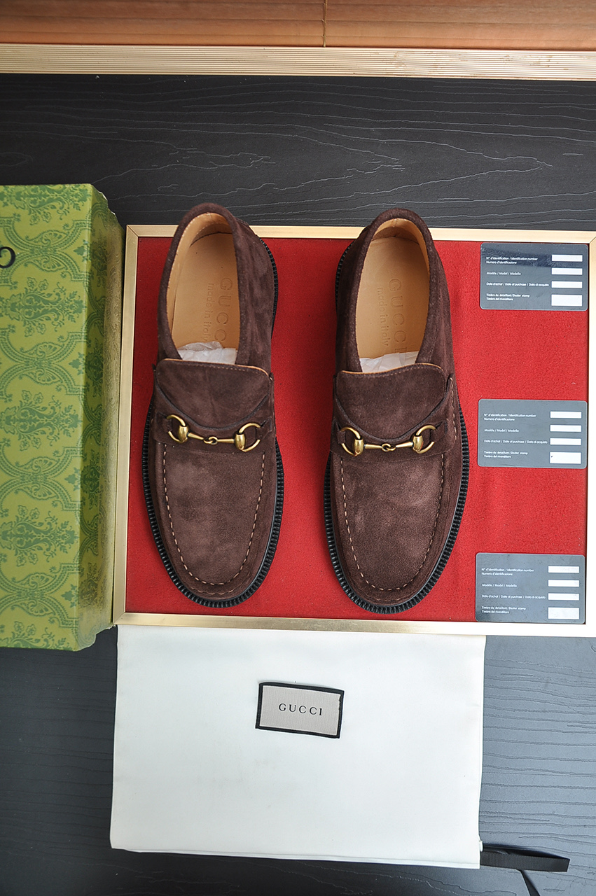 Cheap Gucci Dress Shoes For Men in 236043, $120 USD- [IB236043] - Replica Gucci Dress Shoes For Men