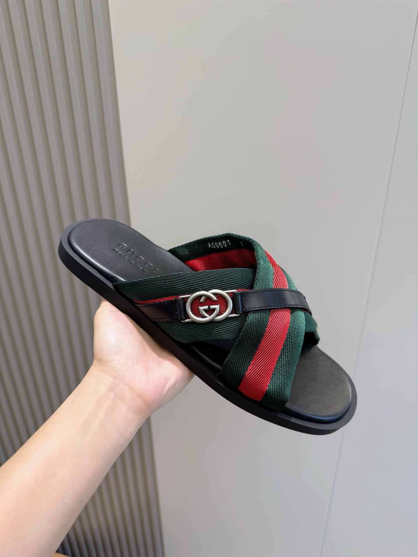 Cheap Gucci Slippers For Men in 236045, $55 USD- [IB236045] - Replica Gucci Slippers For Men