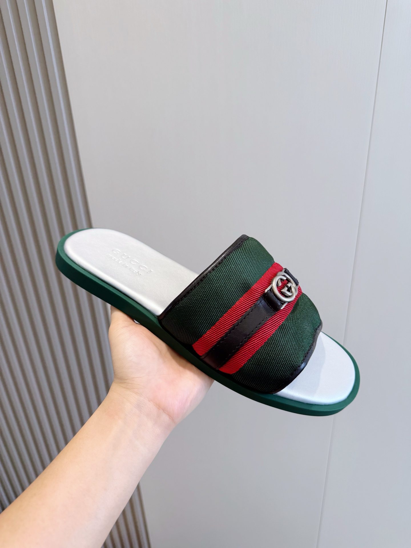 Cheap Gucci Slippers For Men in 236053, $55 USD- [IB236053] - Replica Gucci Slippers For Men
