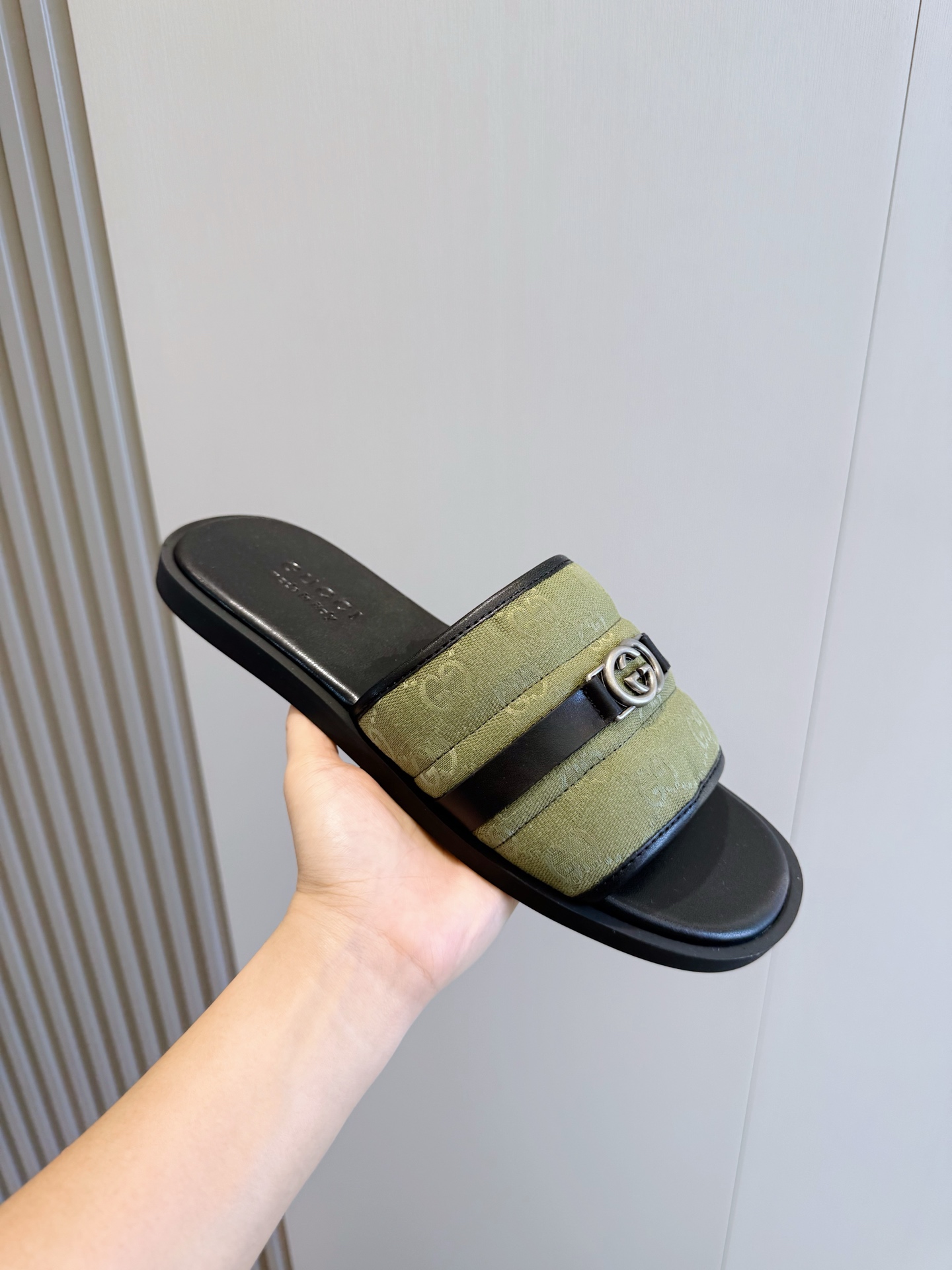 Cheap Gucci Slippers For Men in 236059, $55 USD- [IB236059] - Replica Gucci Slippers For Men