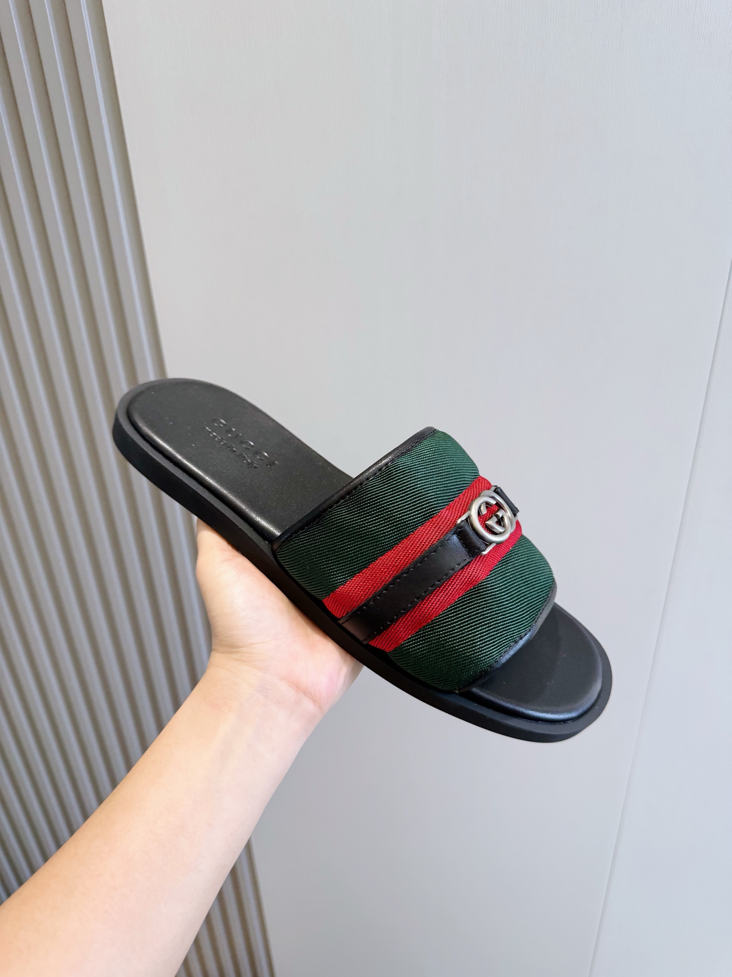 Cheap Gucci Slippers For Men in 236065, $55 USD- [IB236065] - Replica Gucci Slippers For Men
