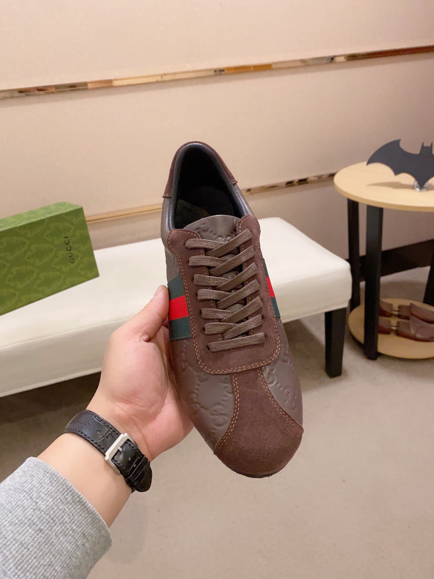 Cheap Gucci Casual Shoes For Men in 236107, $60 USD- [IB236107] - Replica Gucci Casual Shoes For Men