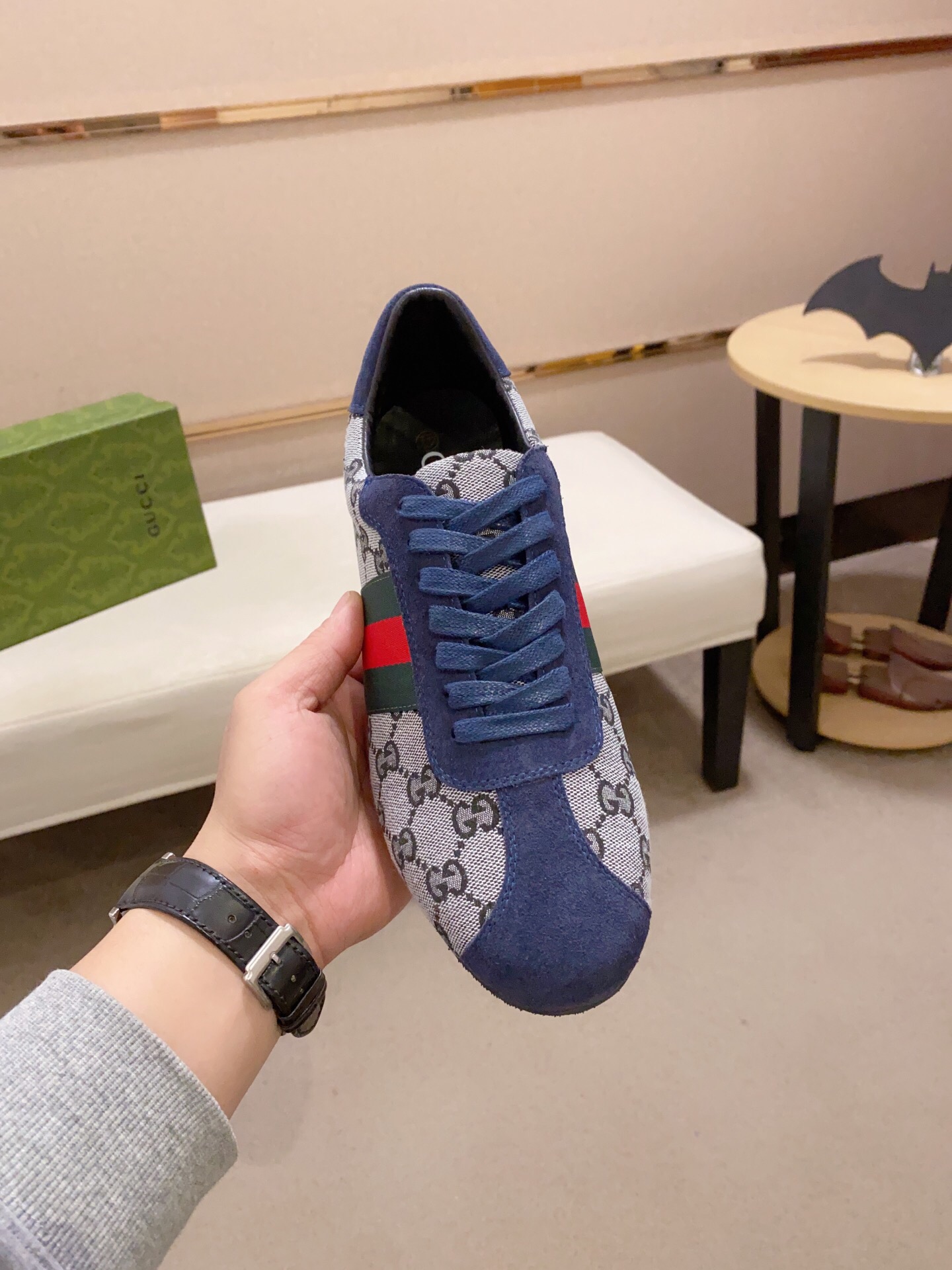 Cheap Gucci Casual Shoes For Men in 236109, $60 USD- [IB236109] - Replica Gucci Casual Shoes For Men