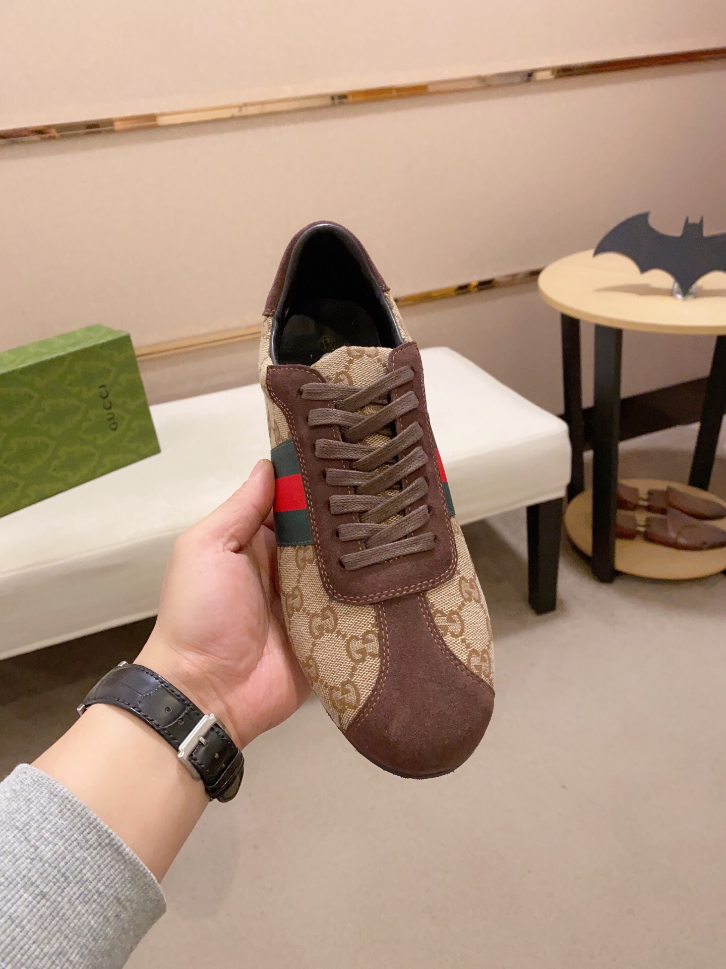 Cheap Gucci Casual Shoes For Men in 236110, $60 USD- [IB236110] - Replica Gucci Casual Shoes For Men