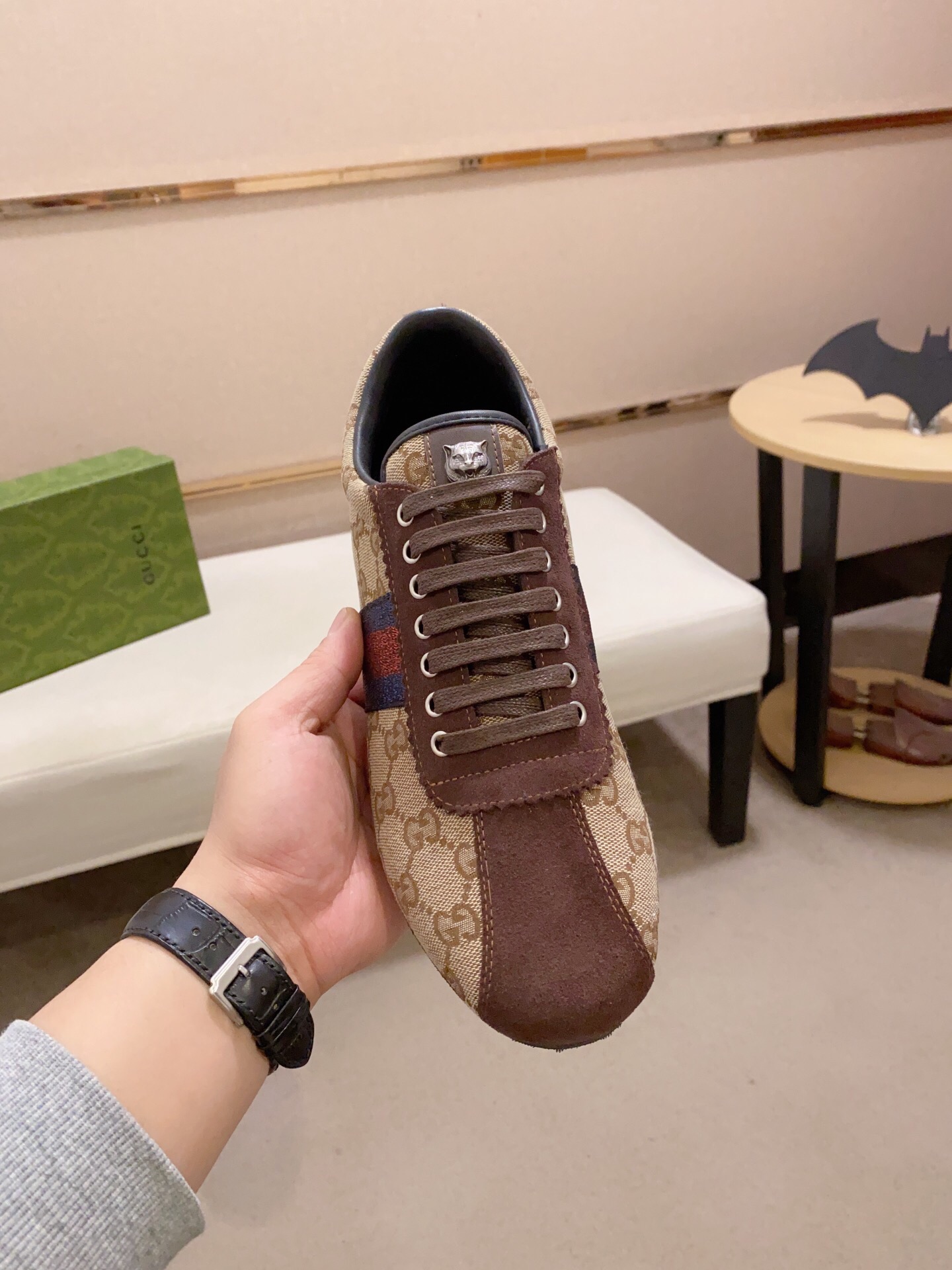Cheap Gucci Casual Shoes For Men in 236111, $60 USD- [IB236111] - Replica Gucci Casual Shoes For Men