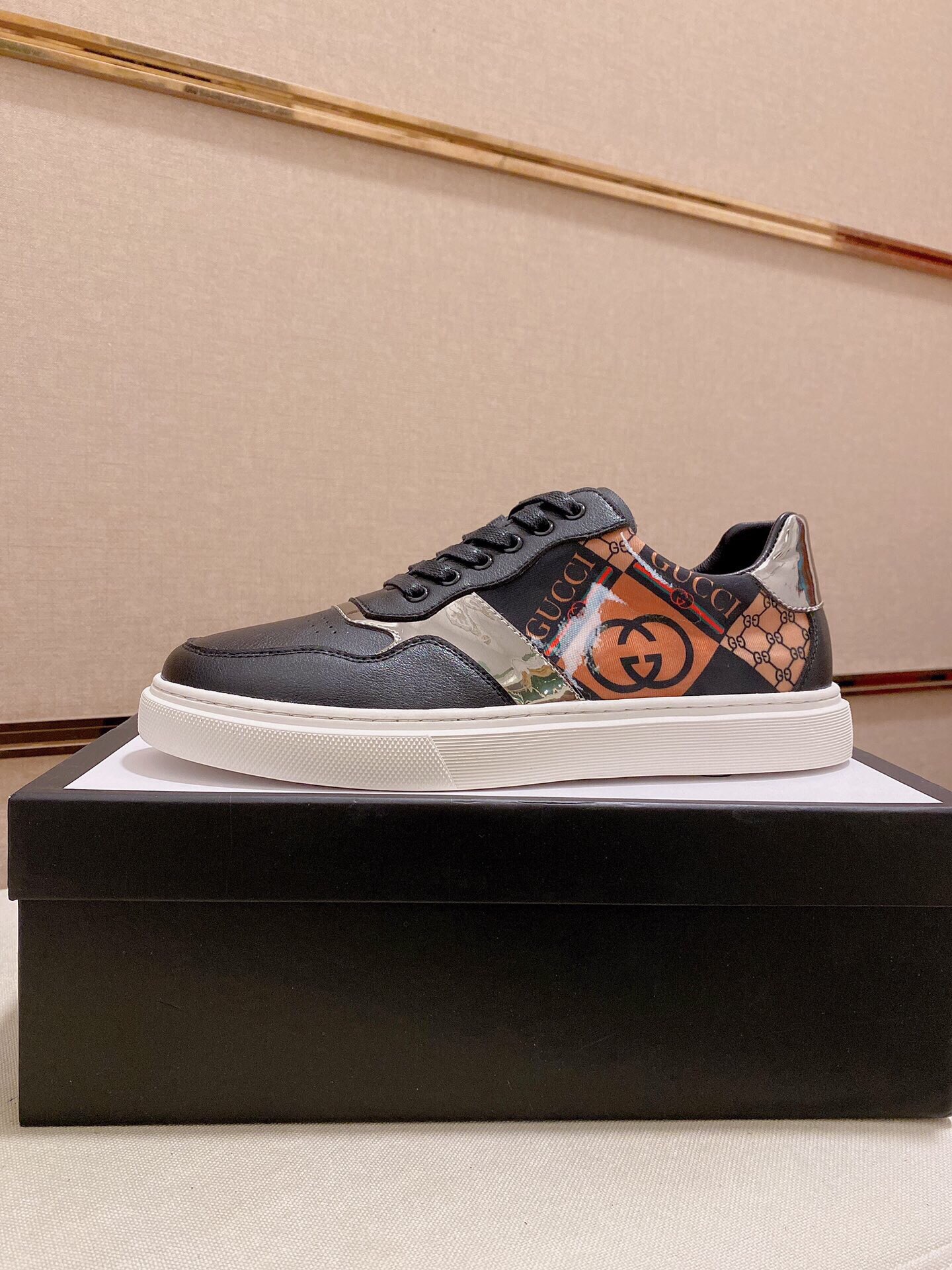 Cheap Gucci Casual Shoes For Men in 236116, $75 USD- [IB236116] - Replica Gucci Casual Shoes For Men