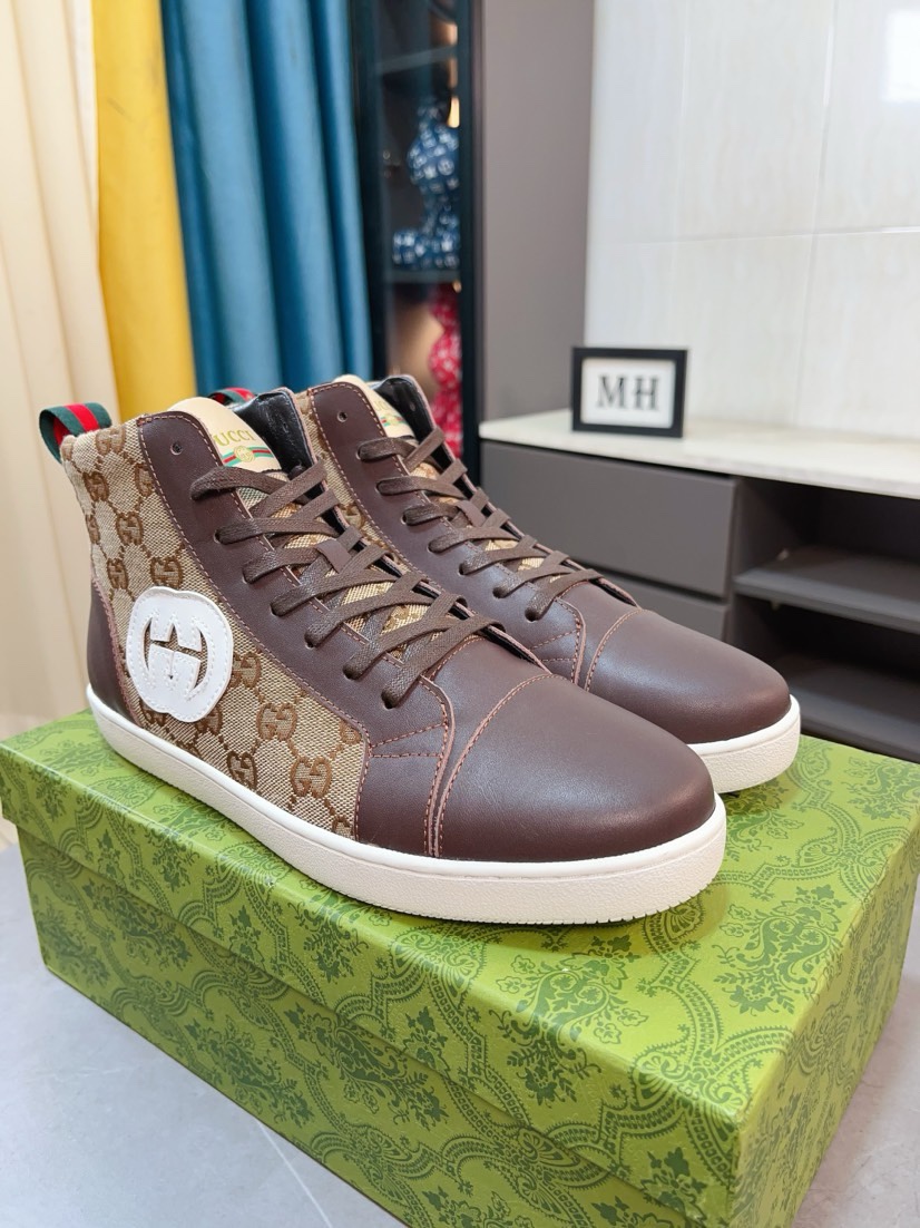 Cheap Gucci Casual Shoes For Men in 236118, $80 USD- [IB236118] - Replica Gucci Casual Shoes For Men