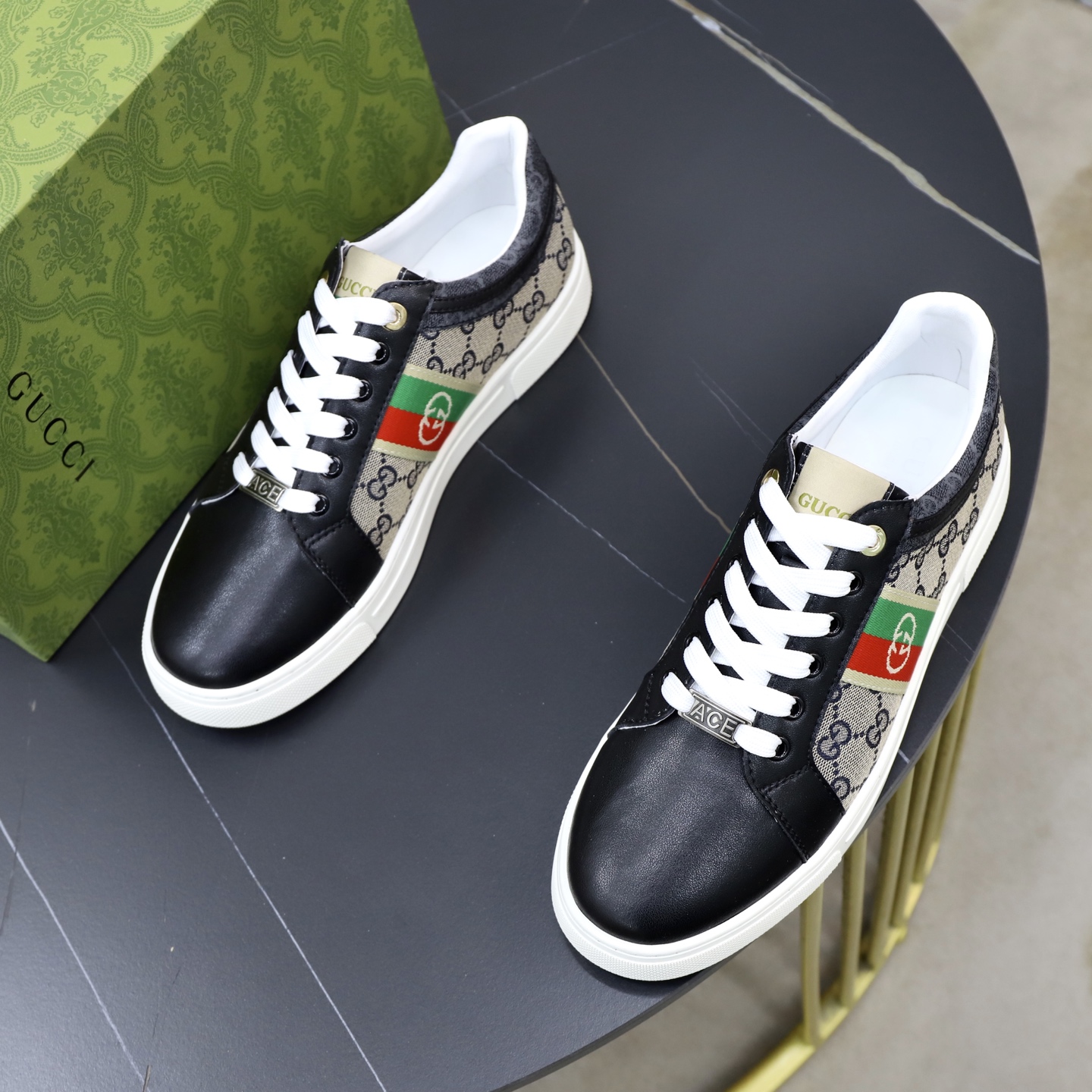 Cheap Gucci Casual Shoes For Men in 236125, $80 USD- [IB236125] - Replica Gucci Casual Shoes For Men