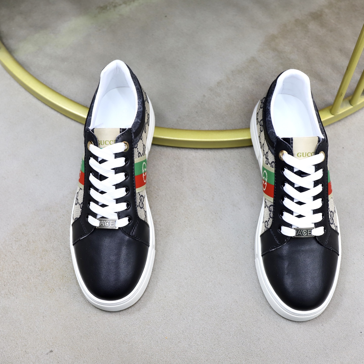 Cheap Gucci Casual Shoes For Men in 236125, $80 USD- [IB236125] - Replica Gucci Casual Shoes For Men