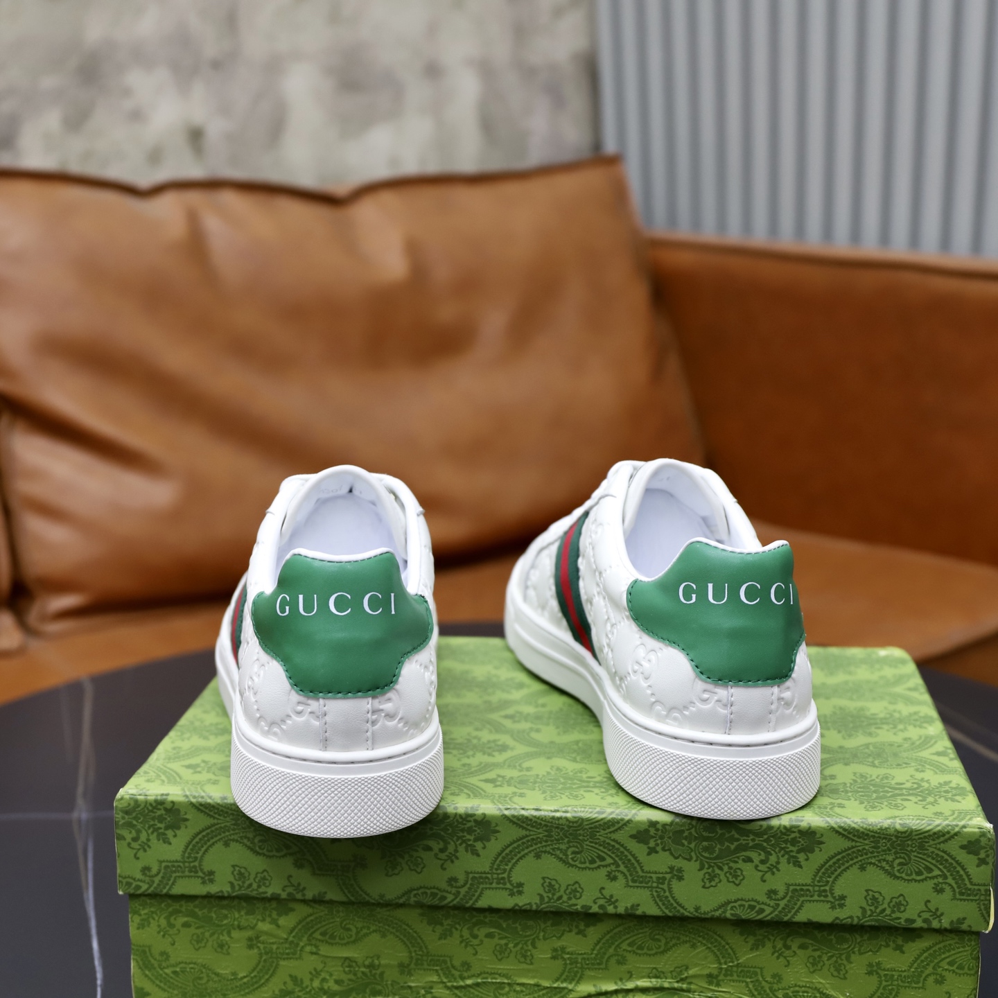 Cheap Gucci Casual Shoes For Men in 236129, $80 USD- [IB236129] - Replica Gucci Casual Shoes For Men