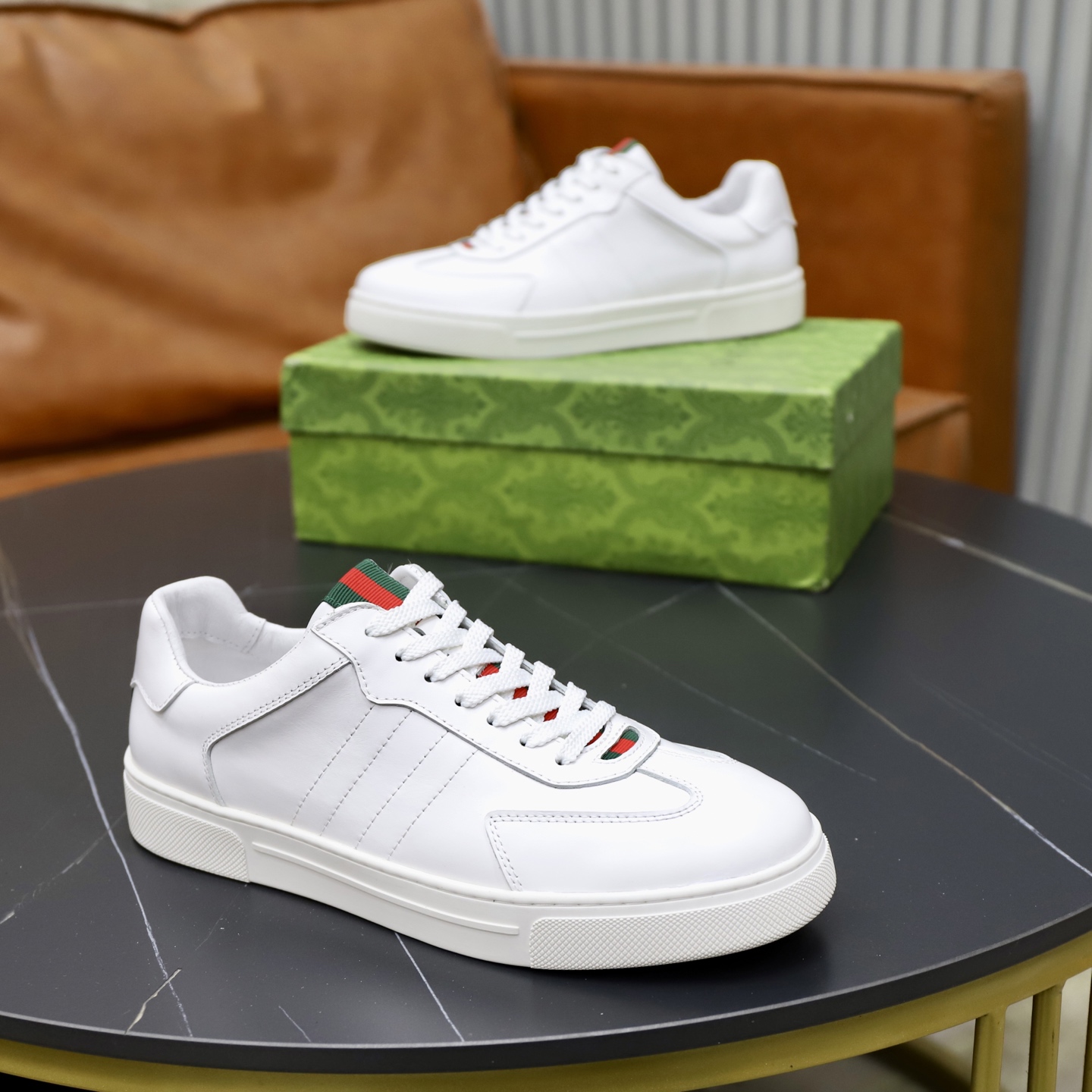 Cheap Gucci Casual Shoes For Men in 236130, $80 USD- [IB236130] - Replica Gucci Casual Shoes For Men