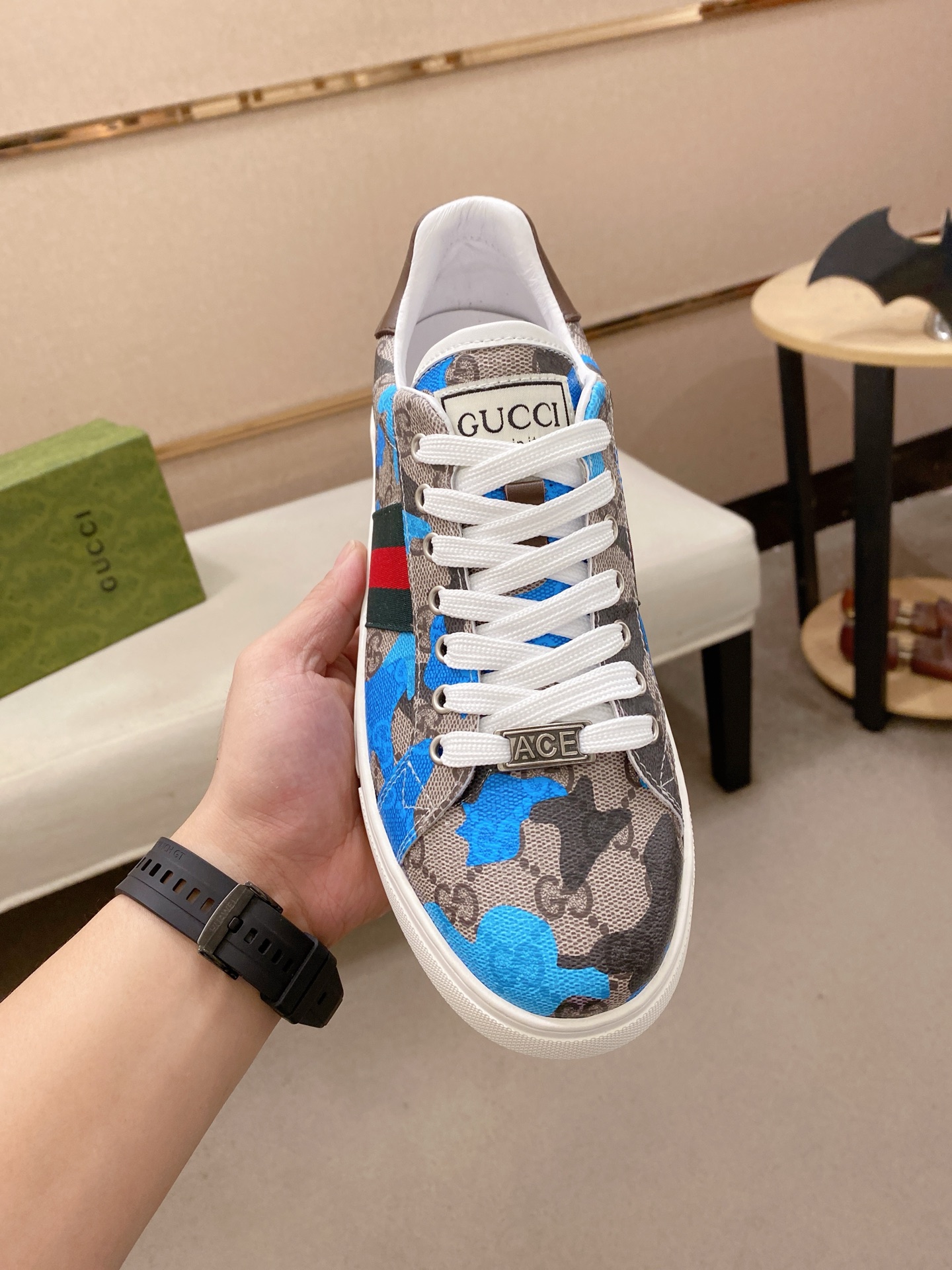 Cheap Gucci Casual Shoes For Men in 236138, $80 USD- [IB236138] - Replica Gucci Casual Shoes For Men