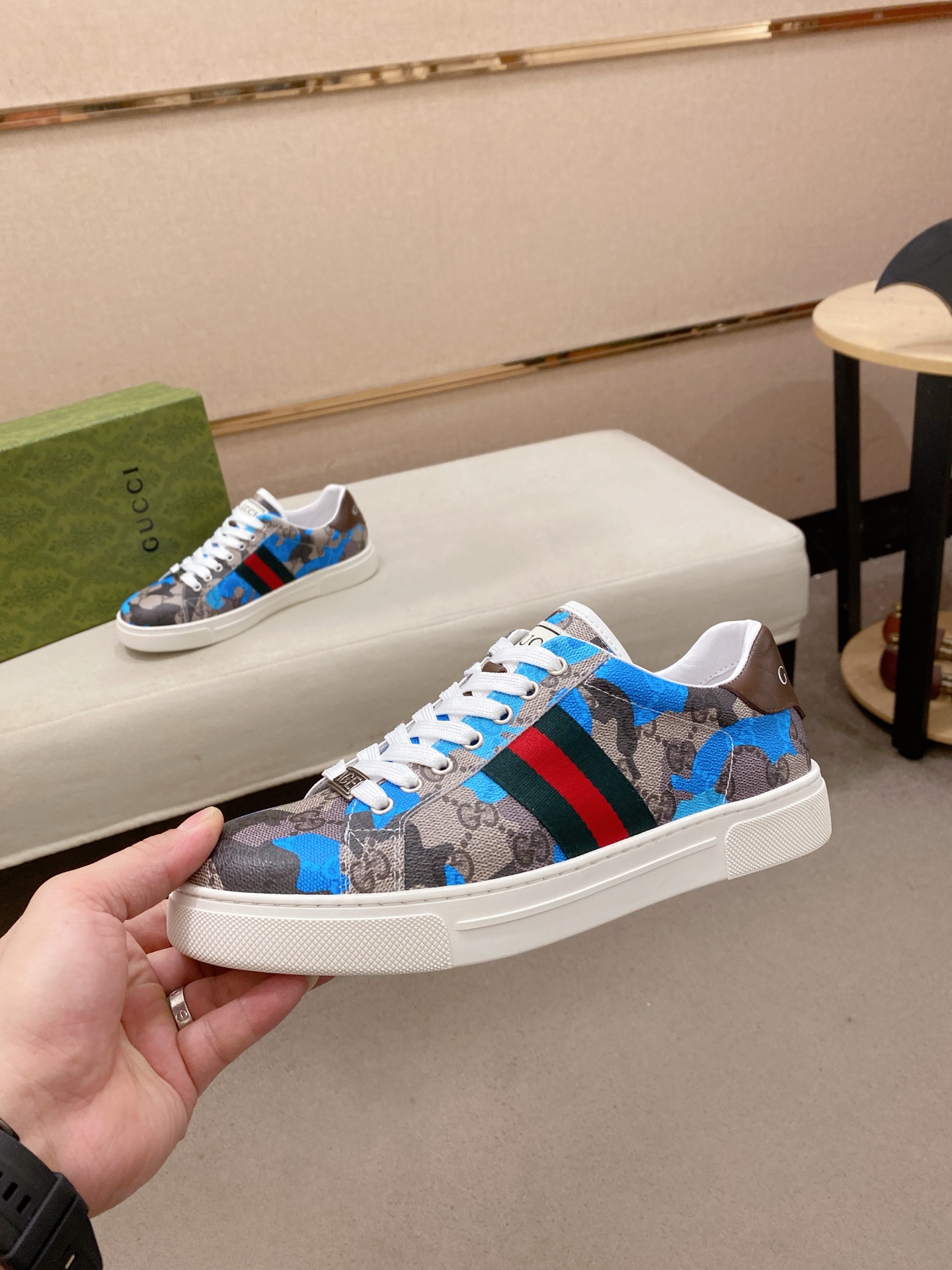 Cheap Gucci Casual Shoes For Men in 236138, $80 USD- [IB236138] - Replica Gucci Casual Shoes For Men