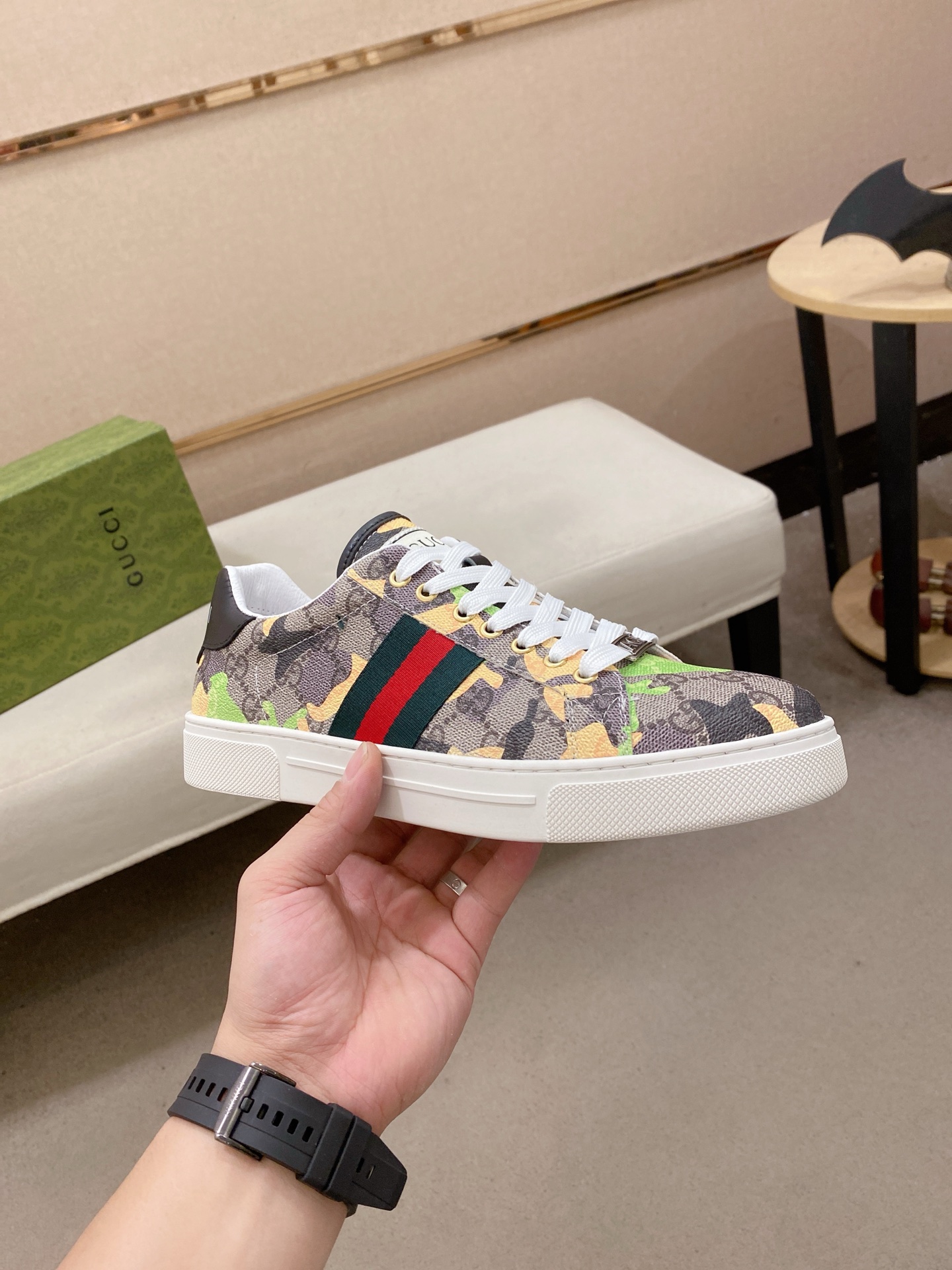 Cheap Gucci Casual Shoes For Men in 236139, $80 USD- [IB236139] - Replica Gucci Casual Shoes For Men