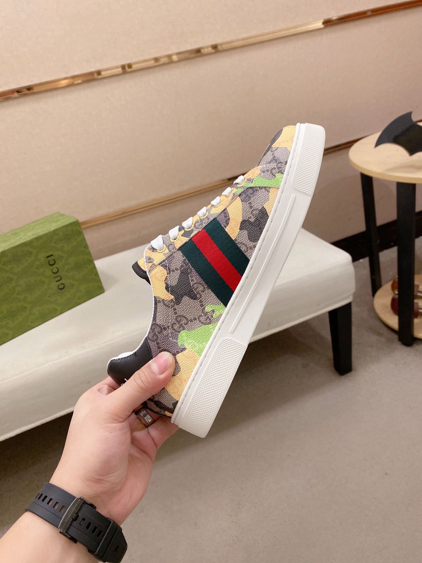 Cheap Gucci Casual Shoes For Men in 236139, $80 USD- [IB236139] - Replica Gucci Casual Shoes For Men