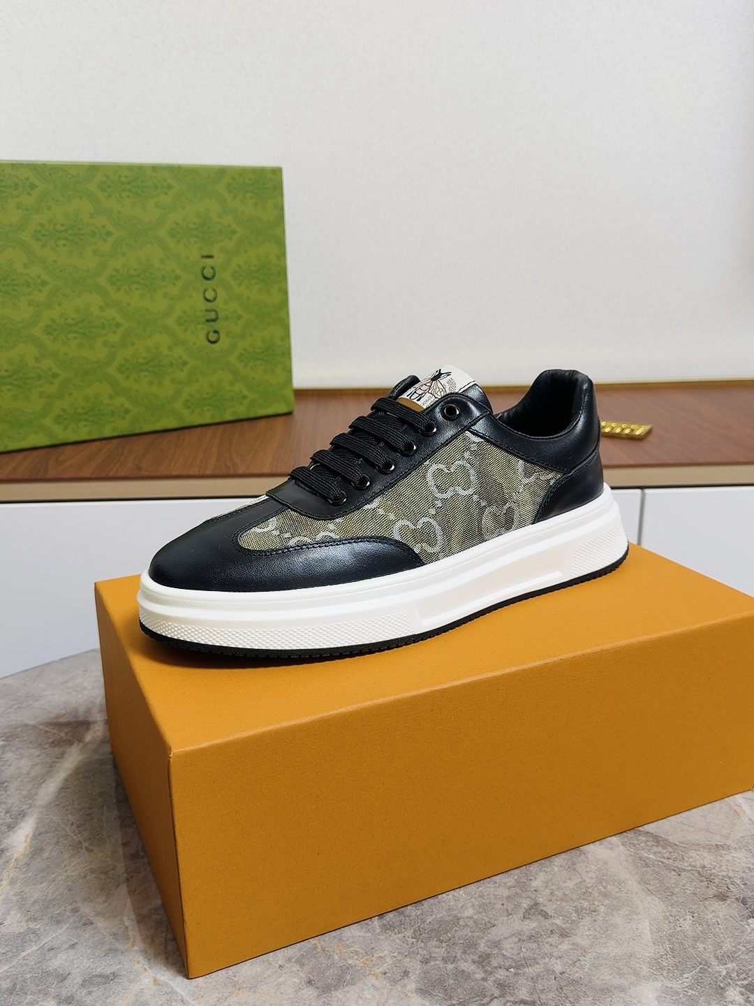 Cheap Gucci Casual Shoes For Men in 236141, $80 USD- [IB236141] - Replica Gucci Casual Shoes For Men