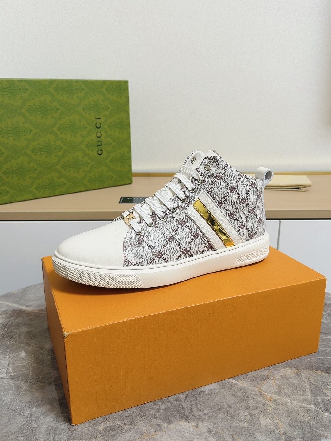 Cheap Gucci Casual Shoes For Men in 236151, $80 USD- [IB236151] - Replica Gucci Casual Shoes For Men