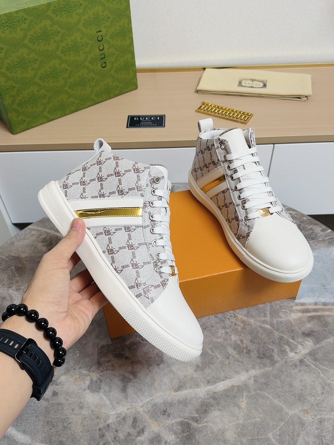 Cheap Gucci Casual Shoes For Men in 236151, $80 USD- [IB236151] - Replica Gucci Casual Shoes For Men